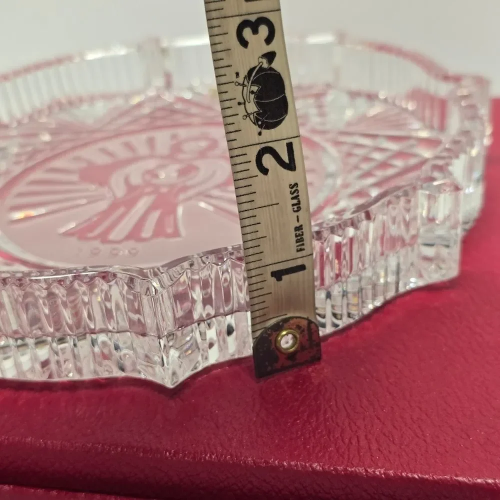 Waterford Crystal Songs of Christmas 4th Edition Joy to the World 1999 Plate NEW